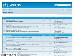 Sites similar to forum.phpwcms.org
