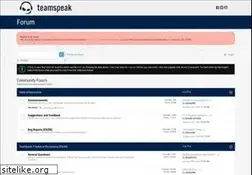 Sites similar to forum.teamspeak.com