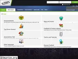 Sites similar to forum.topeleven.com