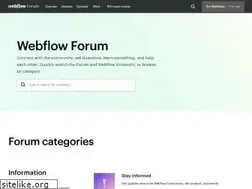 Sites similar to forum.webflow.com