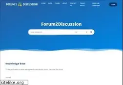 Sites similar to forum2discussion.net