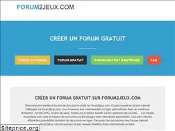 Sites similar to forum2jeux.com