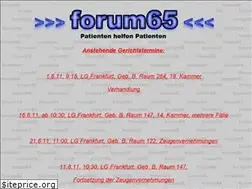 Sites similar to forum65.de