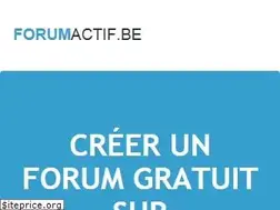 Sites similar to forumactif.be
