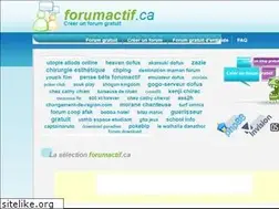 Sites similar to forumactif.ca