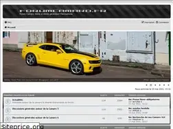 Sites similar to forumcamaro.fr