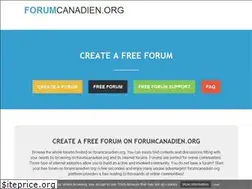 Sites similar to forumcanadien.org