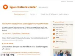 Sites similar to forumcancer.ch