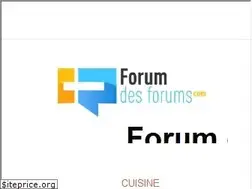 Sites similar to forumdesforums.com