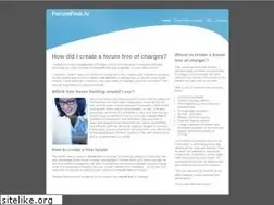 Sites similar to forumfree.tv