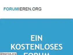 Sites similar to forumieren.org