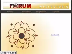 Sites similar to forumnyelvstudio.hu
