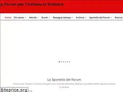 Sites similar to forumperlitalianoinsvizzera.ch