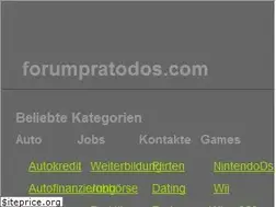 Sites similar to forumpratodos.com