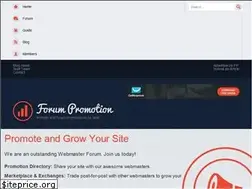 Sites similar to forumpromotion.net