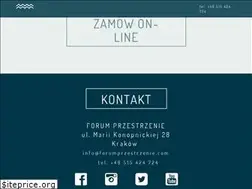 Sites similar to forumprzestrzenie.com