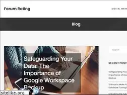 Sites similar to forumrating.com