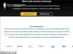 Sites similar to forumresearch.nl