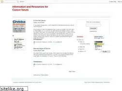 Sites similar to forums-cancer.blogspot.com