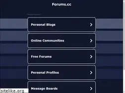 Sites similar to forums.cc