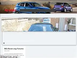 Sites similar to forums.mg-rover.org