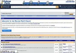 Sites similar to forums.pelicanparts.com