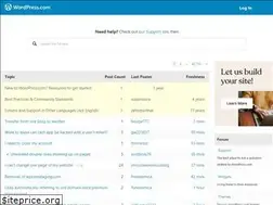Sites similar to forums.wordpress.com