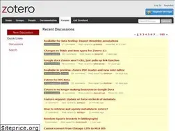 Sites similar to forums.zotero.org
