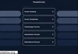 Sites similar to forums3.com