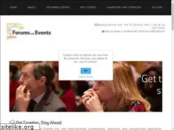 Sites similar to forumsandevents.co.uk