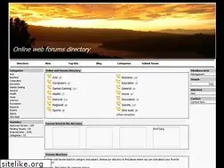 Sites similar to forumsdirectory.info
