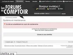 Sites similar to forumsducomptoir.com