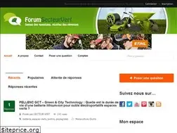 Sites similar to forumsecteurvert.com