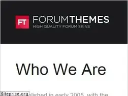Sites similar to forumthemes.com