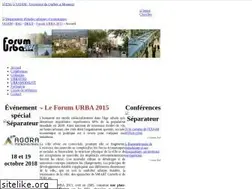 Sites similar to forumurba2015.com
