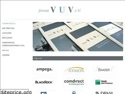 Sites similar to forumvuv.de