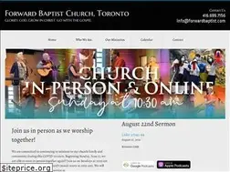Sites similar to forwardbaptist.com