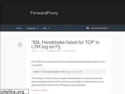 Sites similar to forwardproxy.com