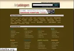 Sites similar to forwebdesigners.com