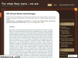 Sites similar to forwhattheywereweare.wordpress.com