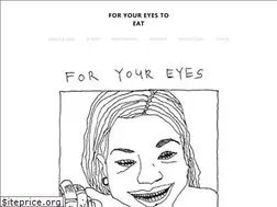 Sites similar to foryoureyestoeat.com