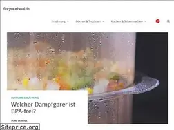 Sites similar to foryourhealth.de