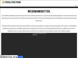 Sites similar to fossilfreepenn.org