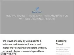 Sites similar to fosteringtravel.com