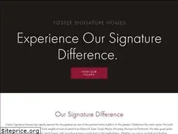 Sites similar to fostersignaturehomes.com