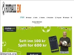 Sites similar to fotball-em.com