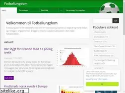 Sites similar to fotballungdom.no