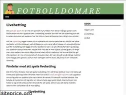 Sites similar to fotbolldomare.nu