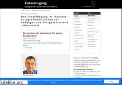 Sites similar to fotolehrgang.de