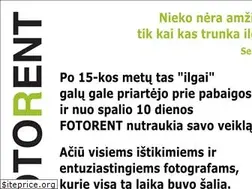 Sites similar to fotorent.lt